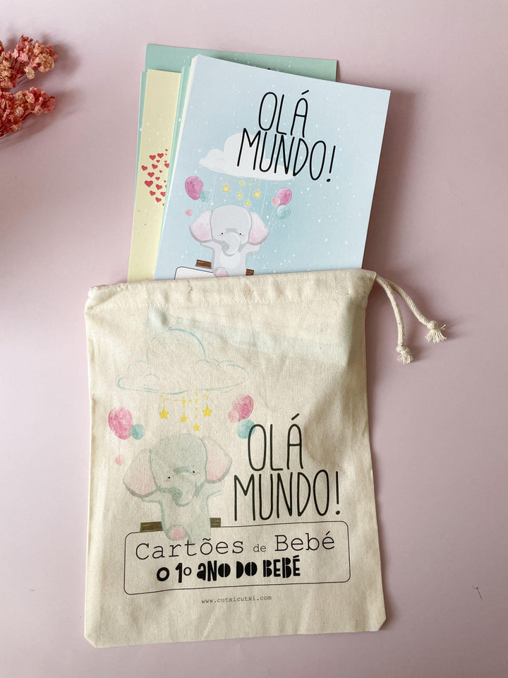 Cartões Animais para Bebé Milestones CutxiCutxi