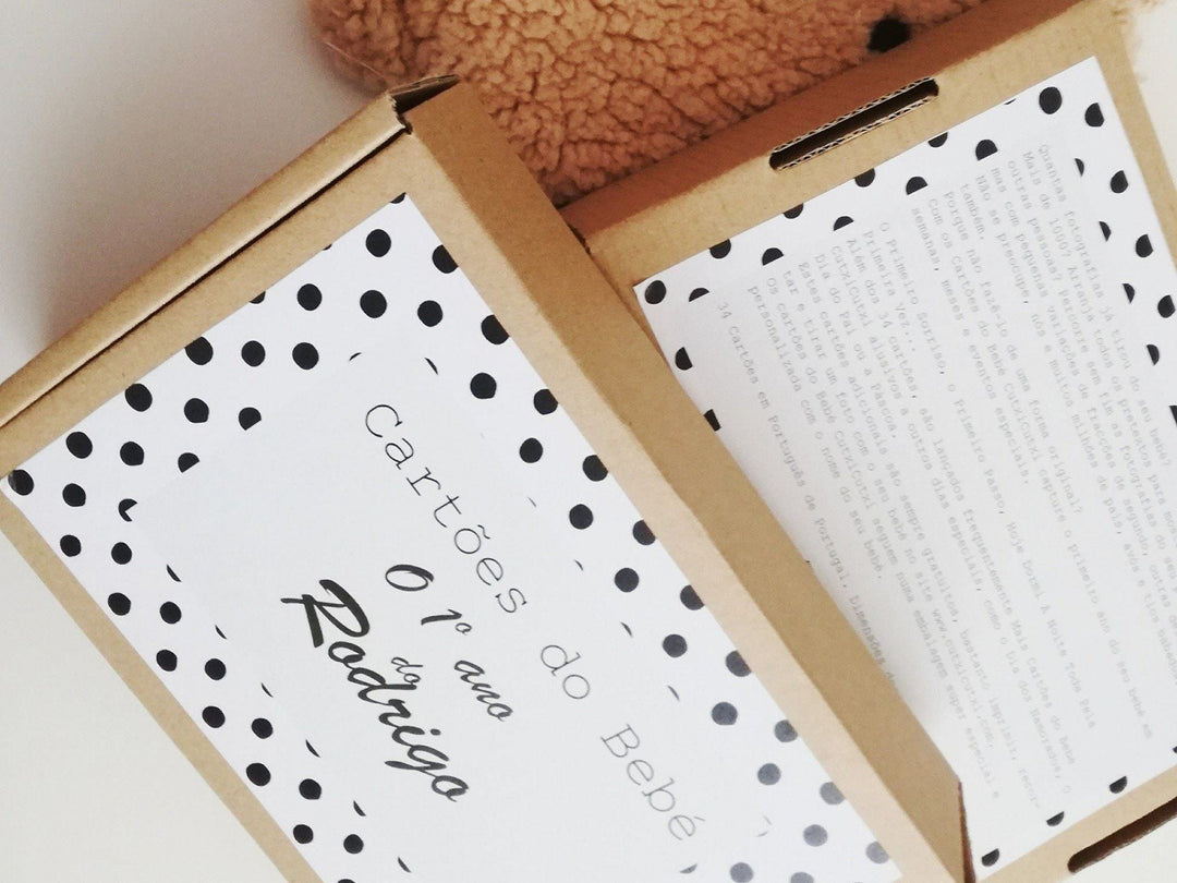 Cartões Milestones para Bebé tema Macarons CutxiCutxi - Cutxi Cutxi - Presentes Personalizados
