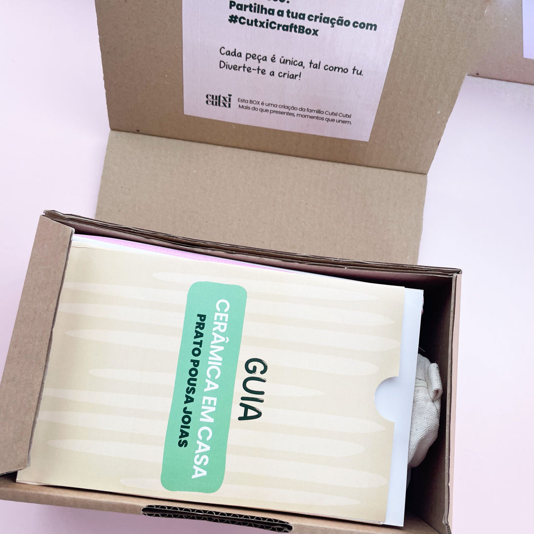 Kit Cerâmica em Casa DIY  – Cria Prato de Jóias com facilidade