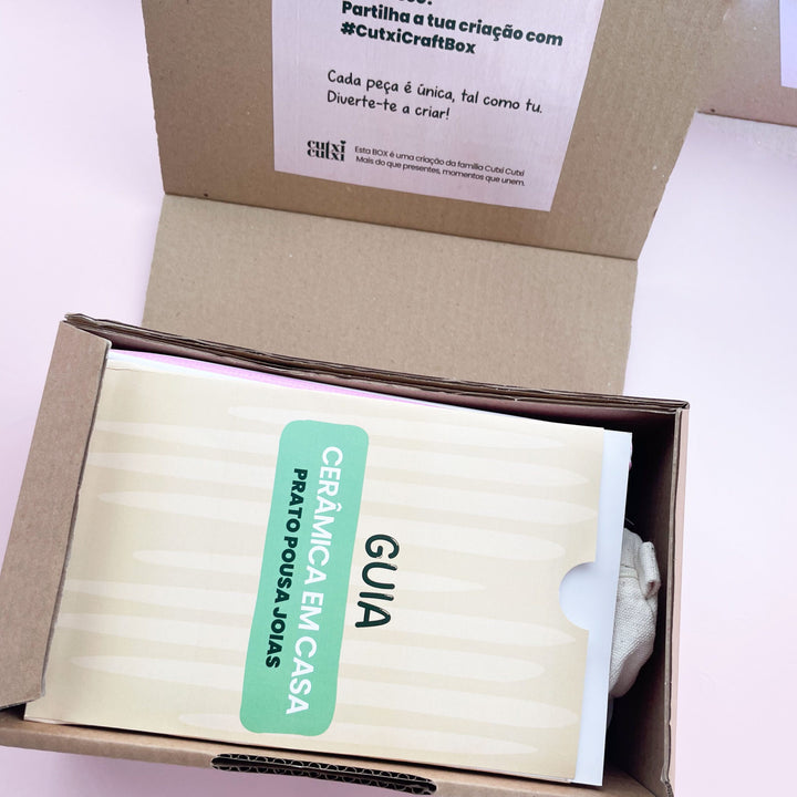 Kit Cerâmica em Casa DIY  – Cria Prato de Jóias com facilidade