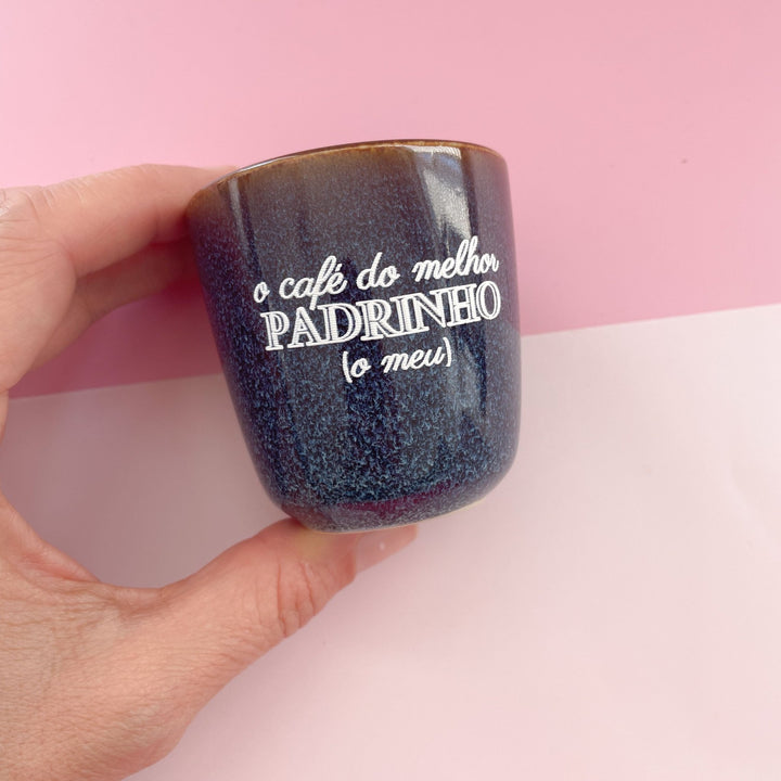 Chávena de Café Melhor Padrinho - Cutxi Cutxi - Presentes Personalizados