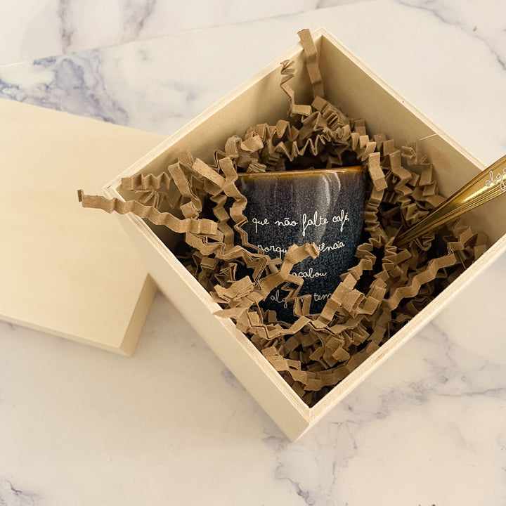 ☕ Chávena e colher de Café Personalizada – Presente com Atitude e coração!