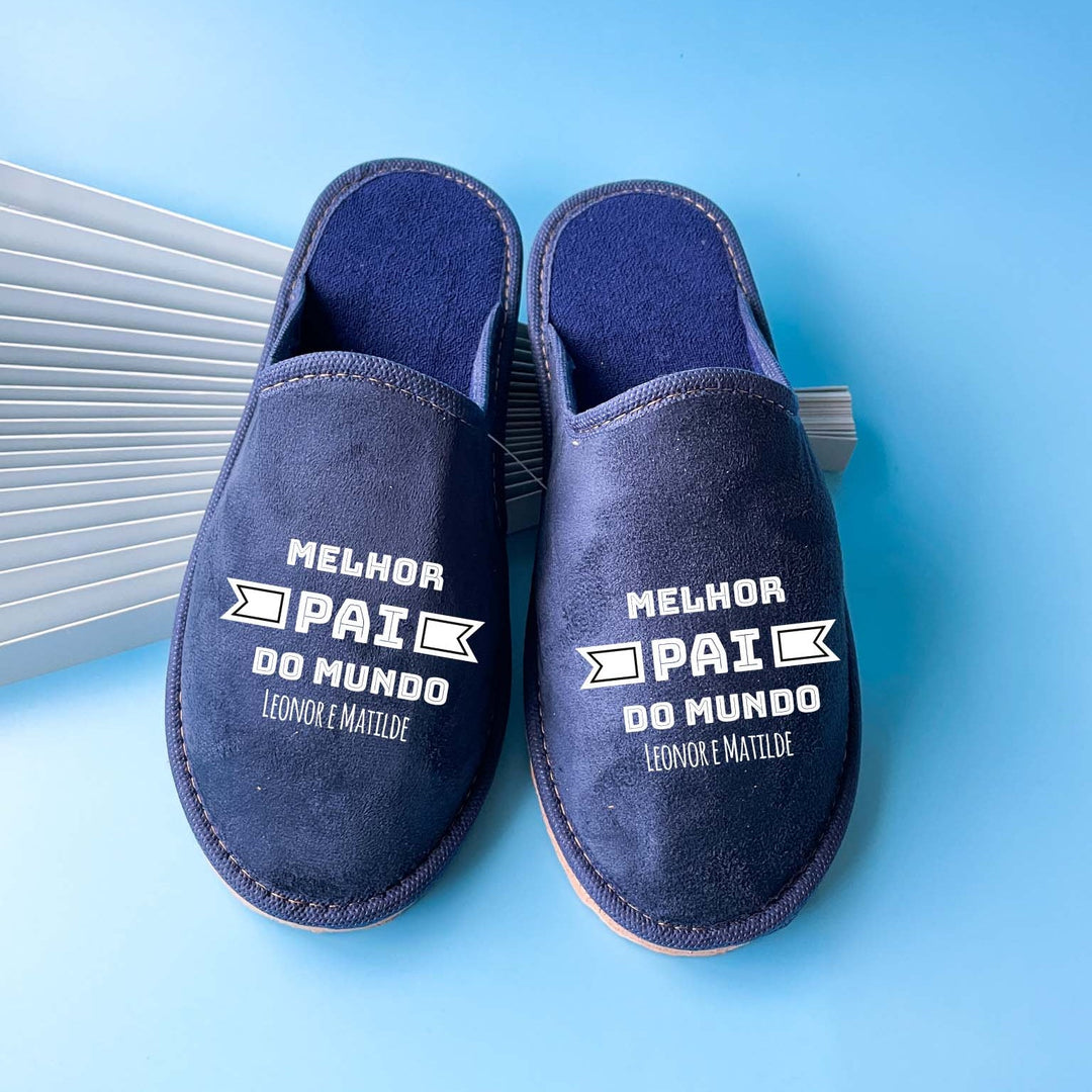 Chinelos Melhor do Mundo | Sugestão Presente para Pai, Padrinhos, Avôs - Cutxi Cutxi - Presentes Personalizados