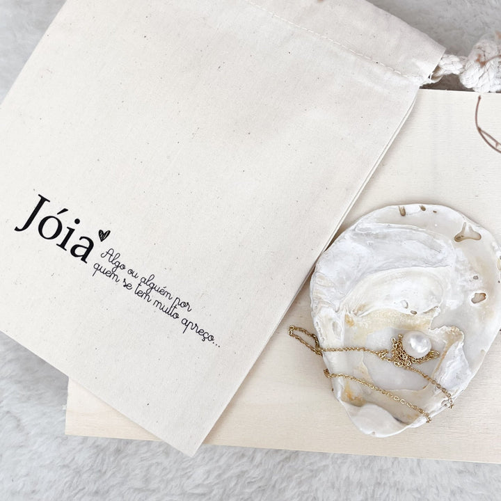Colar Pérola de Rio com Pousa jóias - Cutxi Cutxi - Presentes Personalizados