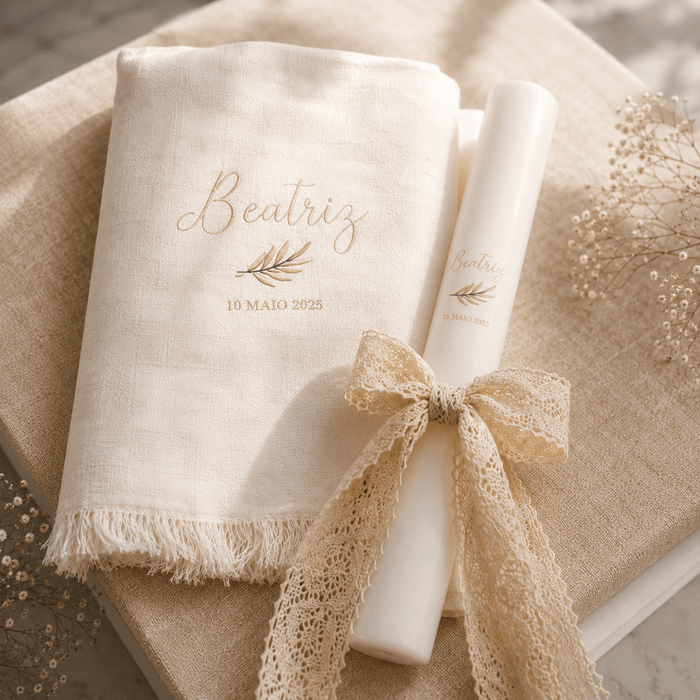 Conjunto de Batizado Personalizado BEATRIZ