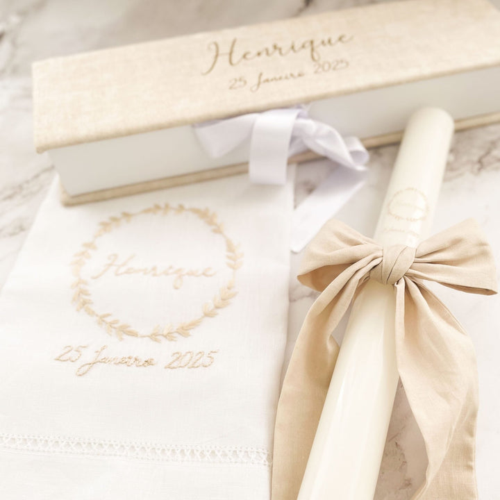Conjunto Batizado Henrique - Cutxi Cutxi - Presentes Personalizados