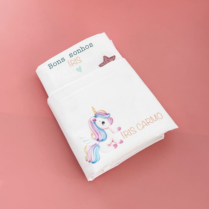Conjunto de 2 Lençóis Personalizados para Catre – Bebé | Regresso à Escola - Cutxi Cutxi - Presentes Personalizados