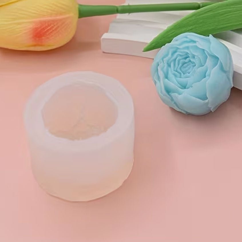 Conjunto de 3 Moldes de Silicone Florais - Cutxi Cutxi - Presentes Personalizados