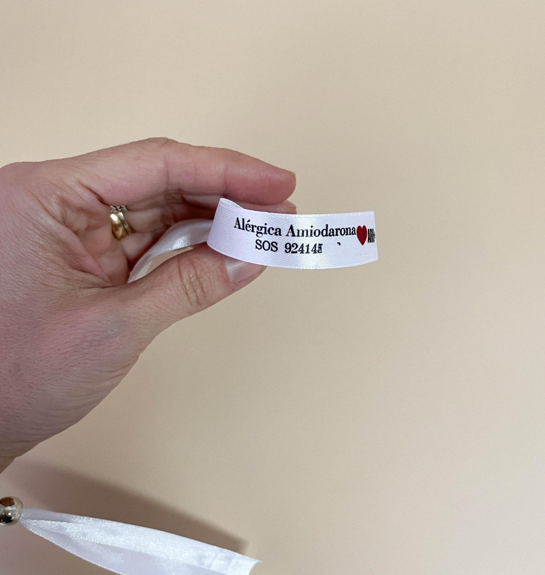 Conjunto de 6 Pulseira para intolerâncias e alergias - Cutxi Cutxi - Presentes Personalizados