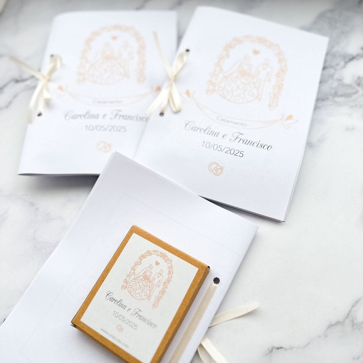Conjunto de Mini Lápis mais caderno para Pintar (Presente de Aniversário, Batizados) - Cutxi Cutxi - Presentes Personalizados