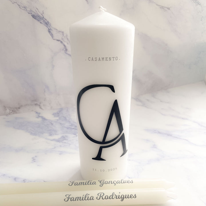 Conjunto de Velas para Ritual da Luz - Cutxi Cutxi - Presentes Personalizados