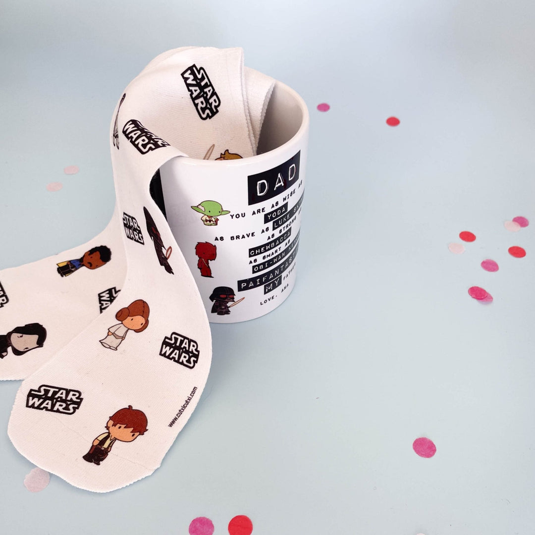 Conjunto Exclusivo de Meias + Caneca Star Wars - Cutxi Cutxi - Presentes Personalizados
