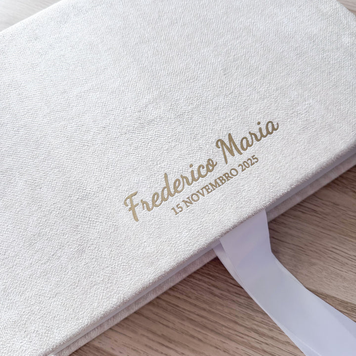 Caixa Batizado PREMIUM para Vela Concha e Toalha