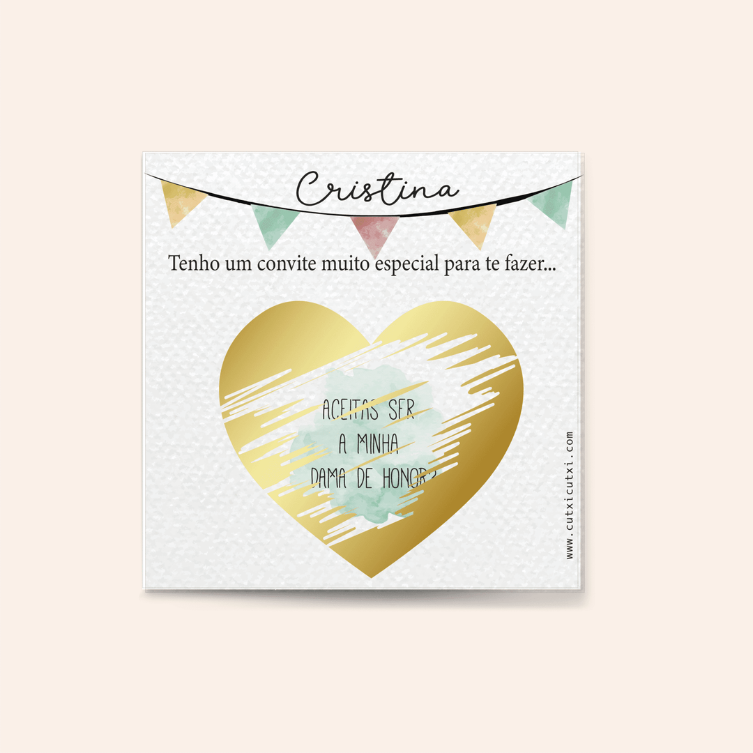 Convite em Formato de Raspadinha Festa - Cutxi Cutxi - Presentes Personalizados