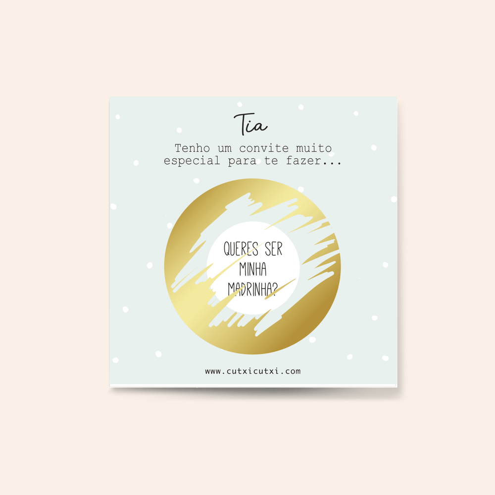 Convite em Formato de Raspadinha Verão Suave - Cutxi Cutxi - Presentes Personalizados