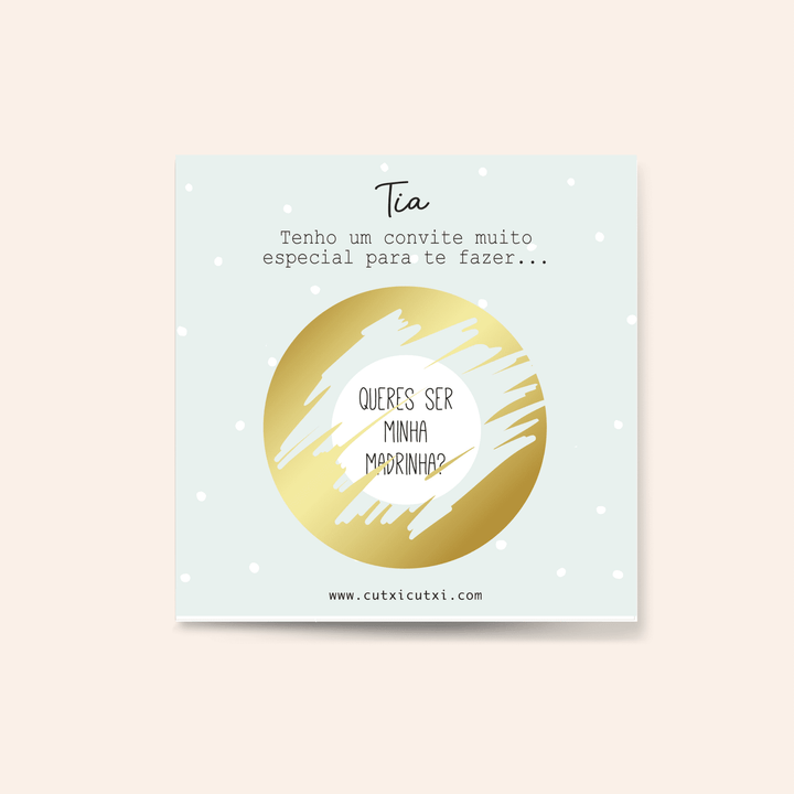Convite em Formato de Raspadinha Verão Suave - Cutxi Cutxi - Presentes Personalizados