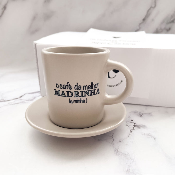 Chávena de Café Melhor Madrinha
