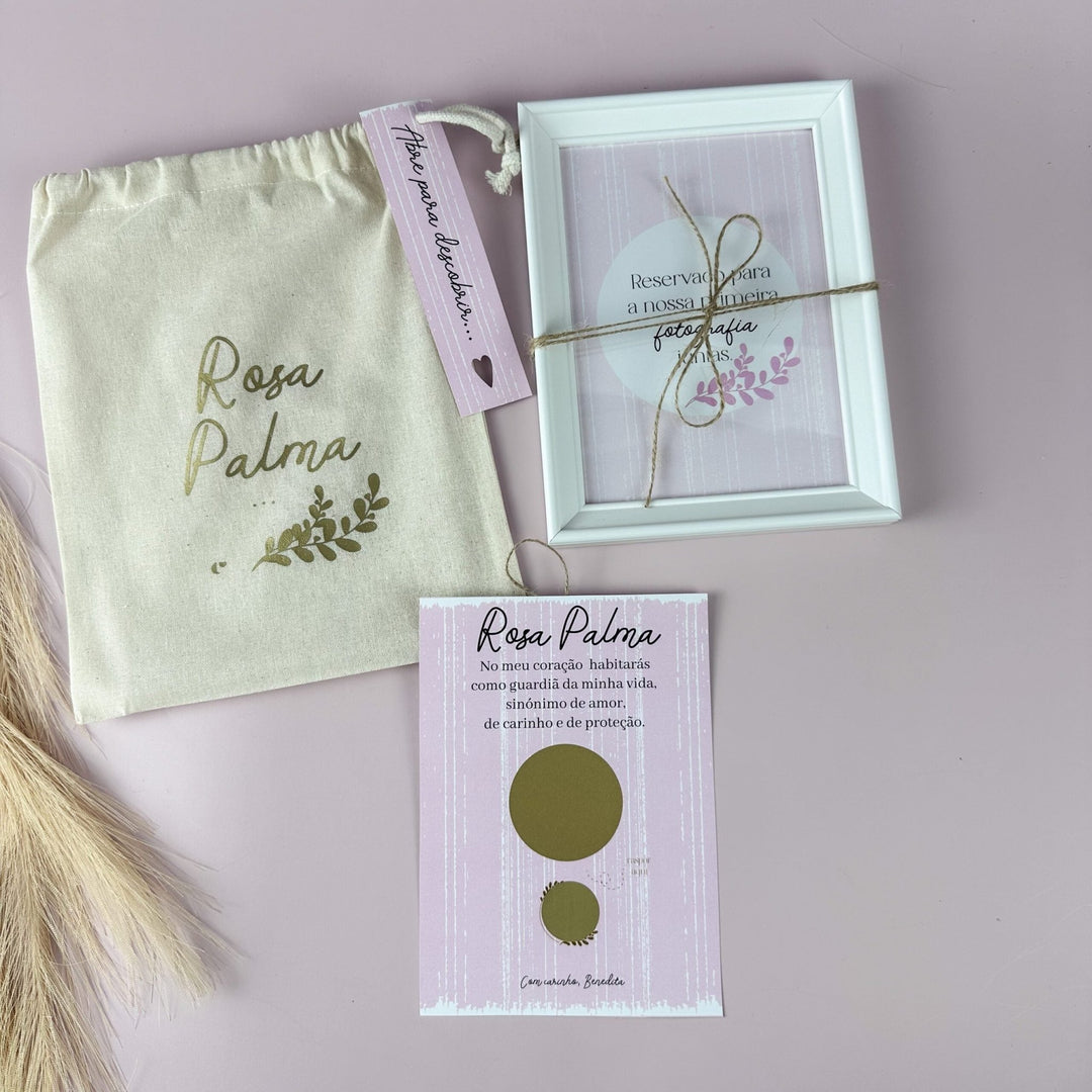 Convite para Padrinho ou Madrinha Moldura Surpresa - Cutxi Cutxi - Presentes Personalizados