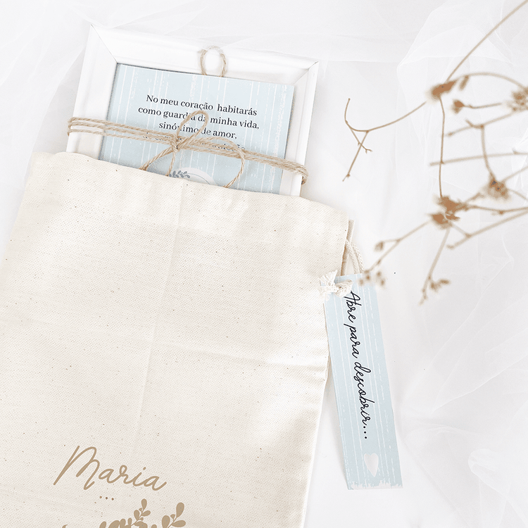 Convite para Padrinho ou Madrinha Moldura Surpresa - Cutxi Cutxi - Presentes Personalizados