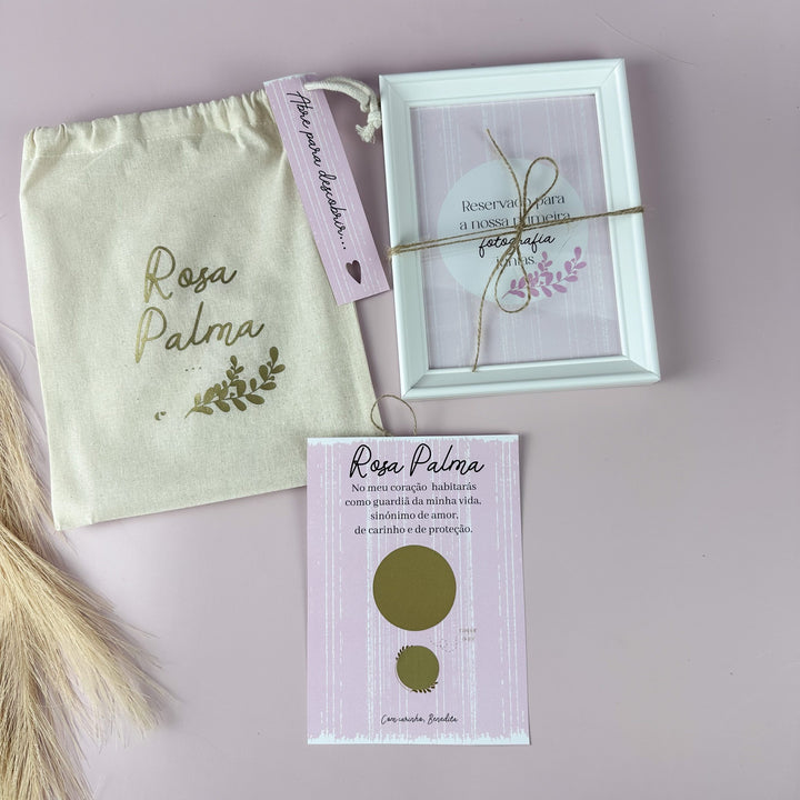 Convite para Padrinho ou Madrinha Moldura Surpresa