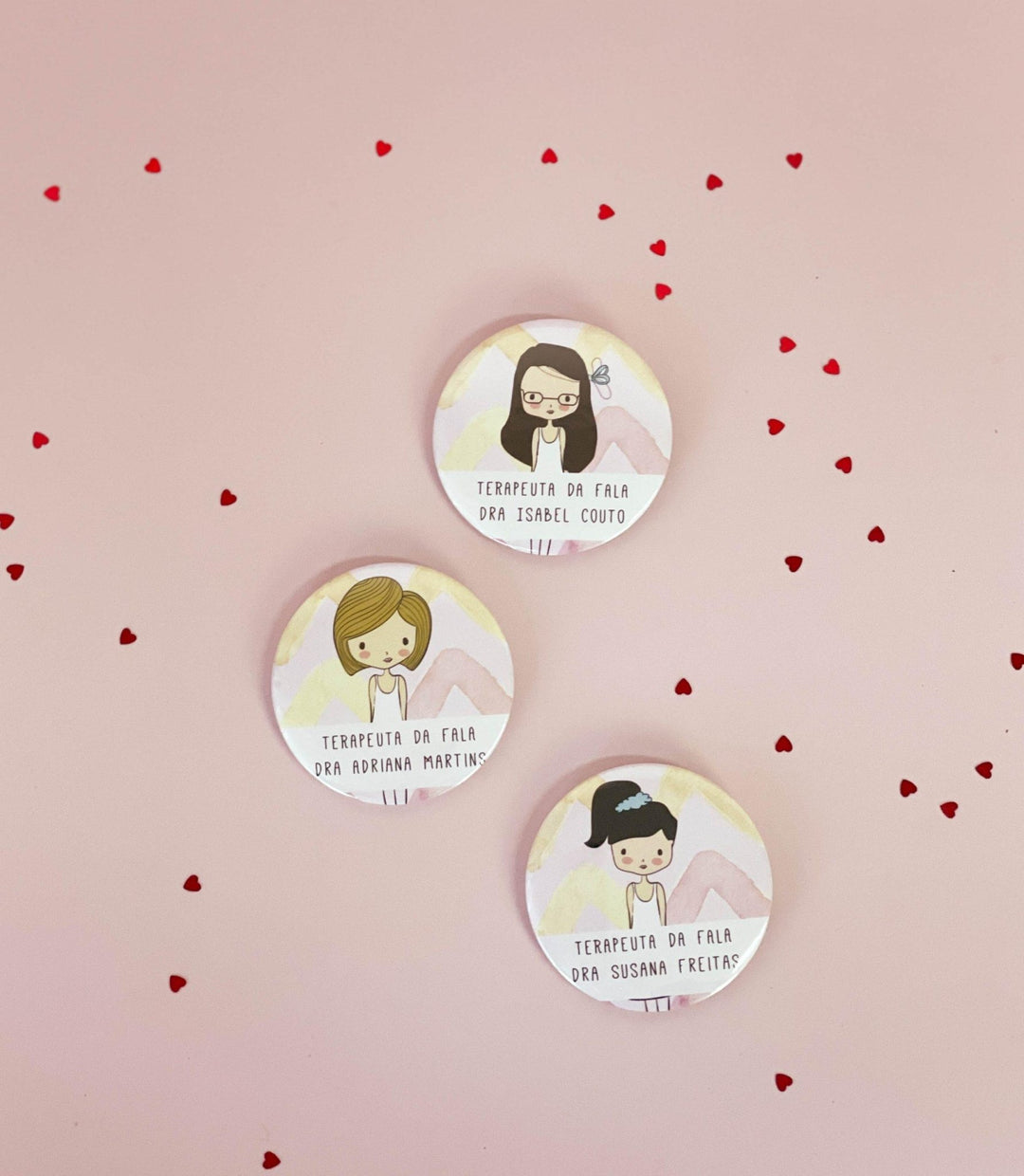 Crachá, Iman, Porta chaves Personalizado com ilustração - Profissões - Cutxi Cutxi - Presentes Personalizados
