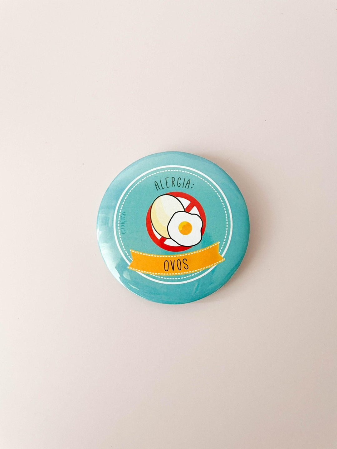 Crachá para intolerâncias e alergias - Cutxi Cutxi - Presentes Personalizados