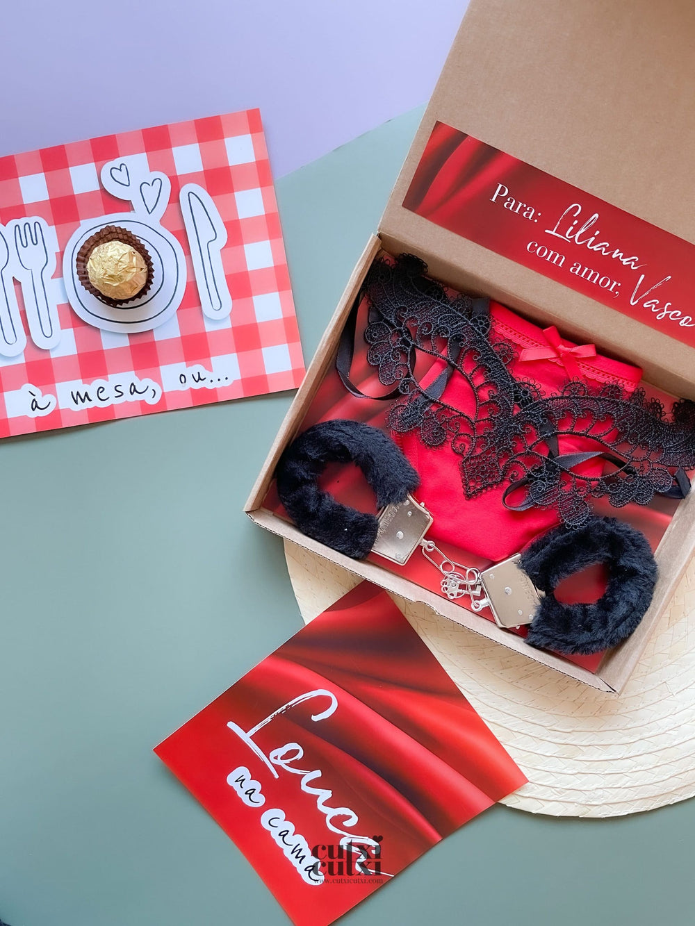 cutxi cutxi 6 kit louca na cama e lady á mesa