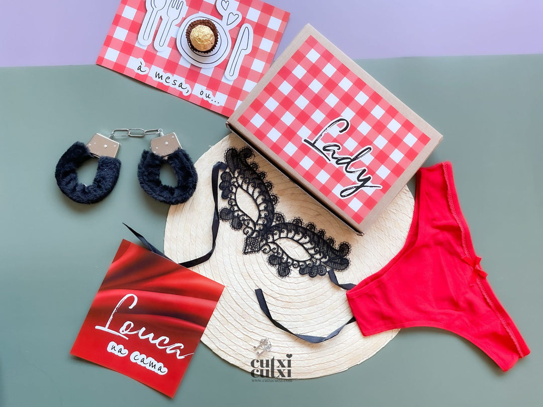 cutxi cutxi 6 kit louca na cama e lady á mesa