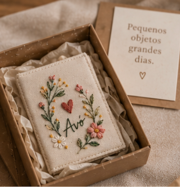 Relicário da Avó em caixa presente