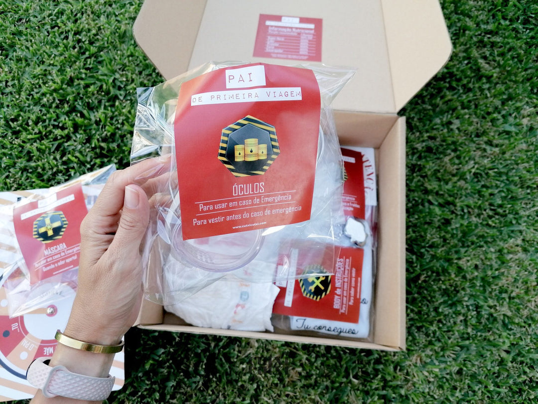 Kit Primeira Viagem para Pai, Tio, Avós... (Sugestão Presente)