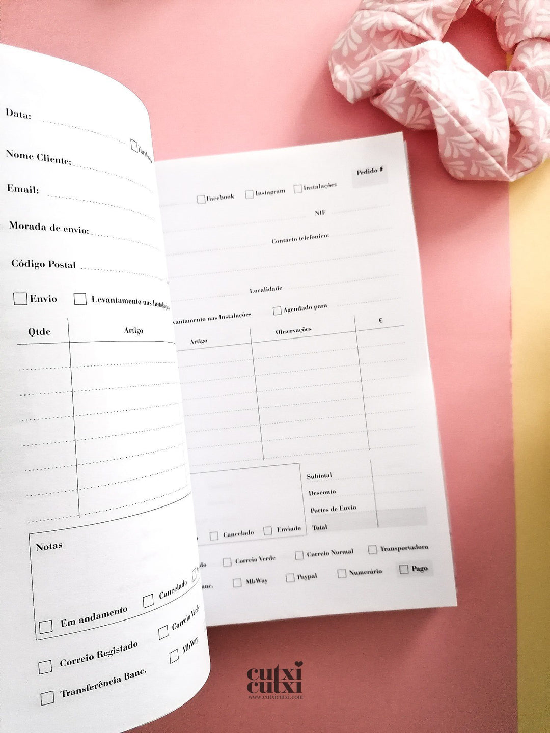 Super Caderno de encomendas A5
