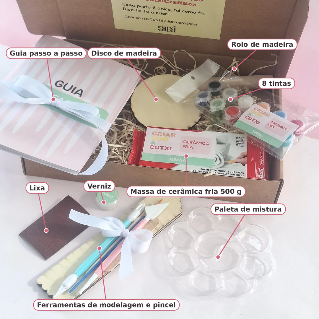 🎨 DIY Cold Porcelain Starter Kit - Create Your Own Jewellery Dish!