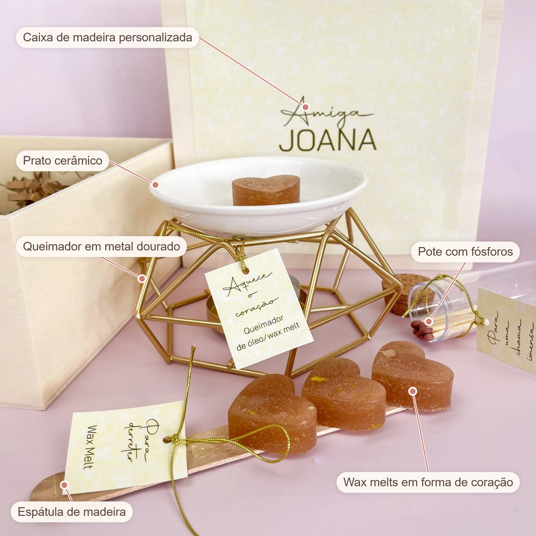 Caixa Tempo Perfeito - Queimador e Wax melts