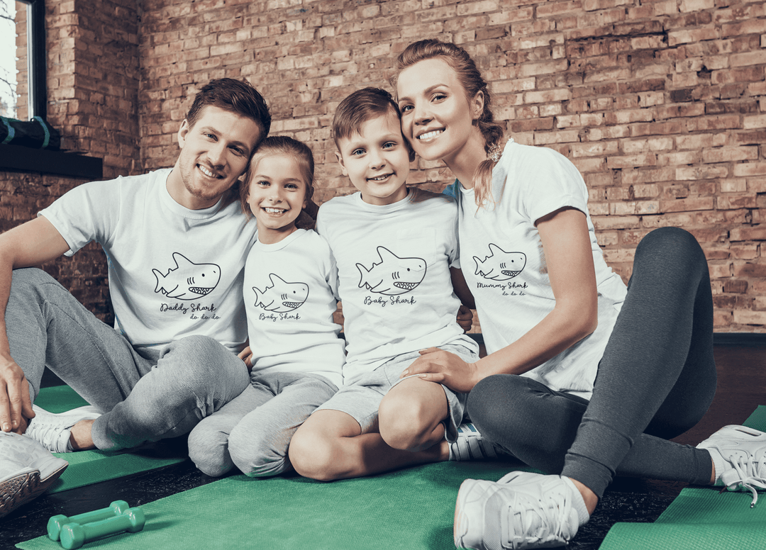 T-shirt Daddy Shark, do do do