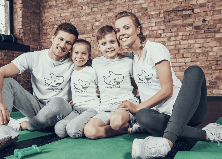 T-shirt Daddy Shark, do do do