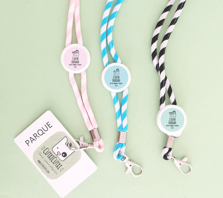 Fita para pescoço CRESCER FELIZ - Cutxi Cutxi - Presentes Personalizados