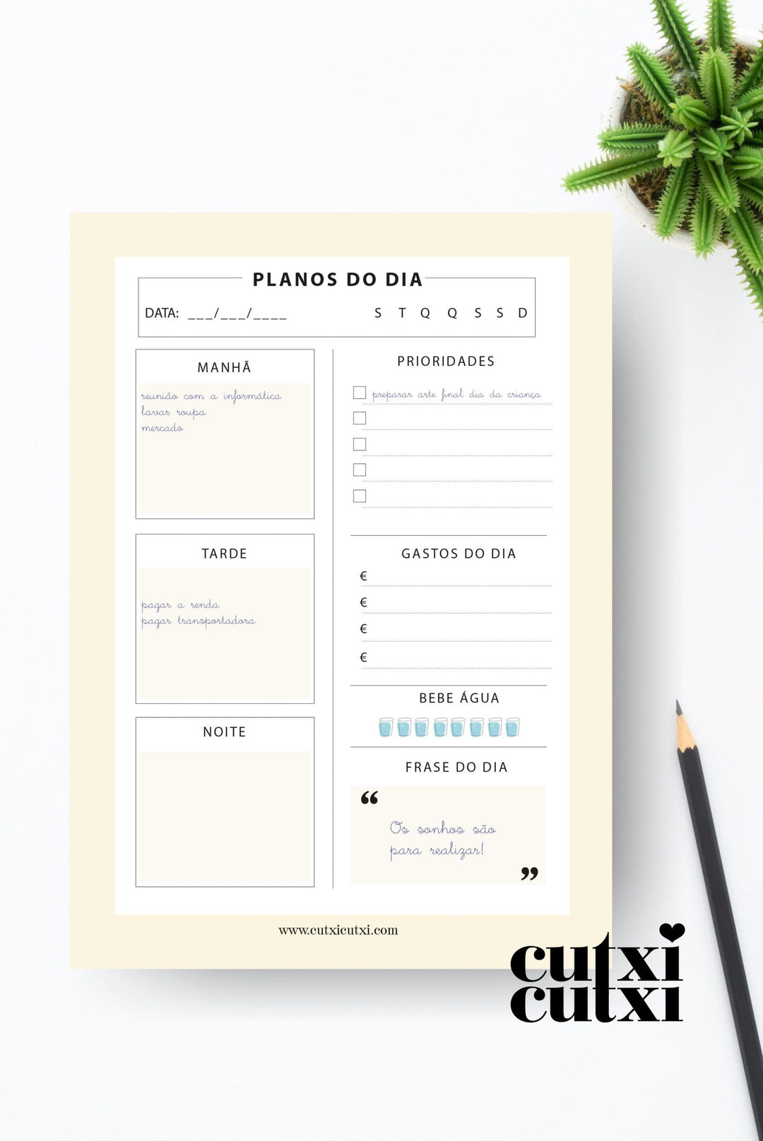 Planner Diário A5 Joy