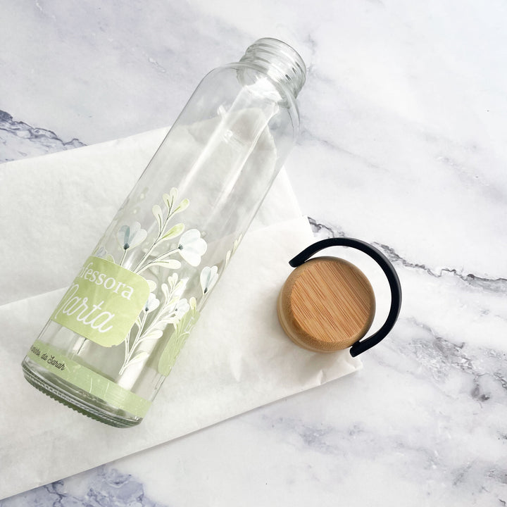 Garrafa Personalizada com Nome – Presente Útil e Elegante para Professoras e Educadoras 💧🌿