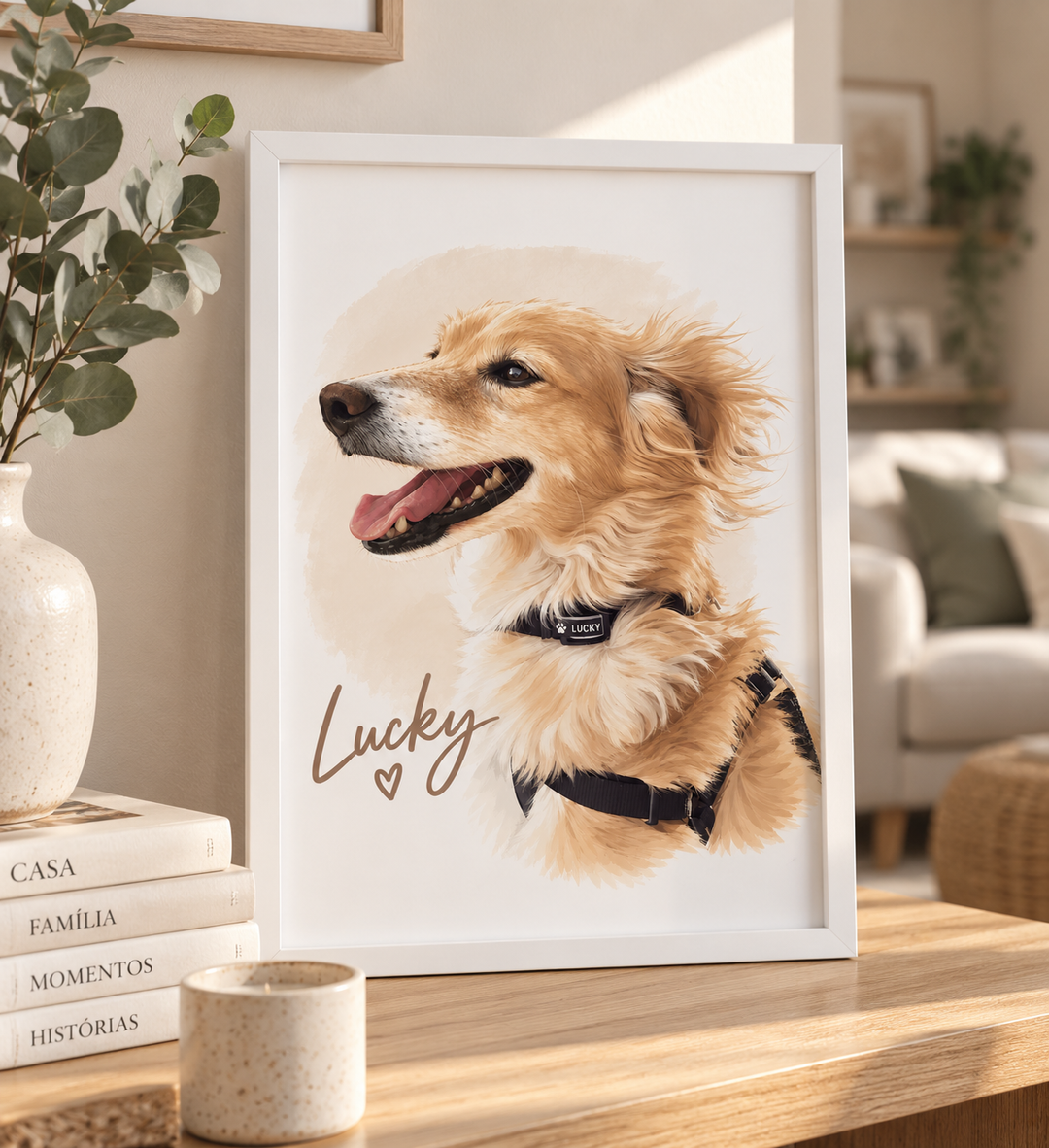 Retrato Personalizado em Ilustração | Patinhas