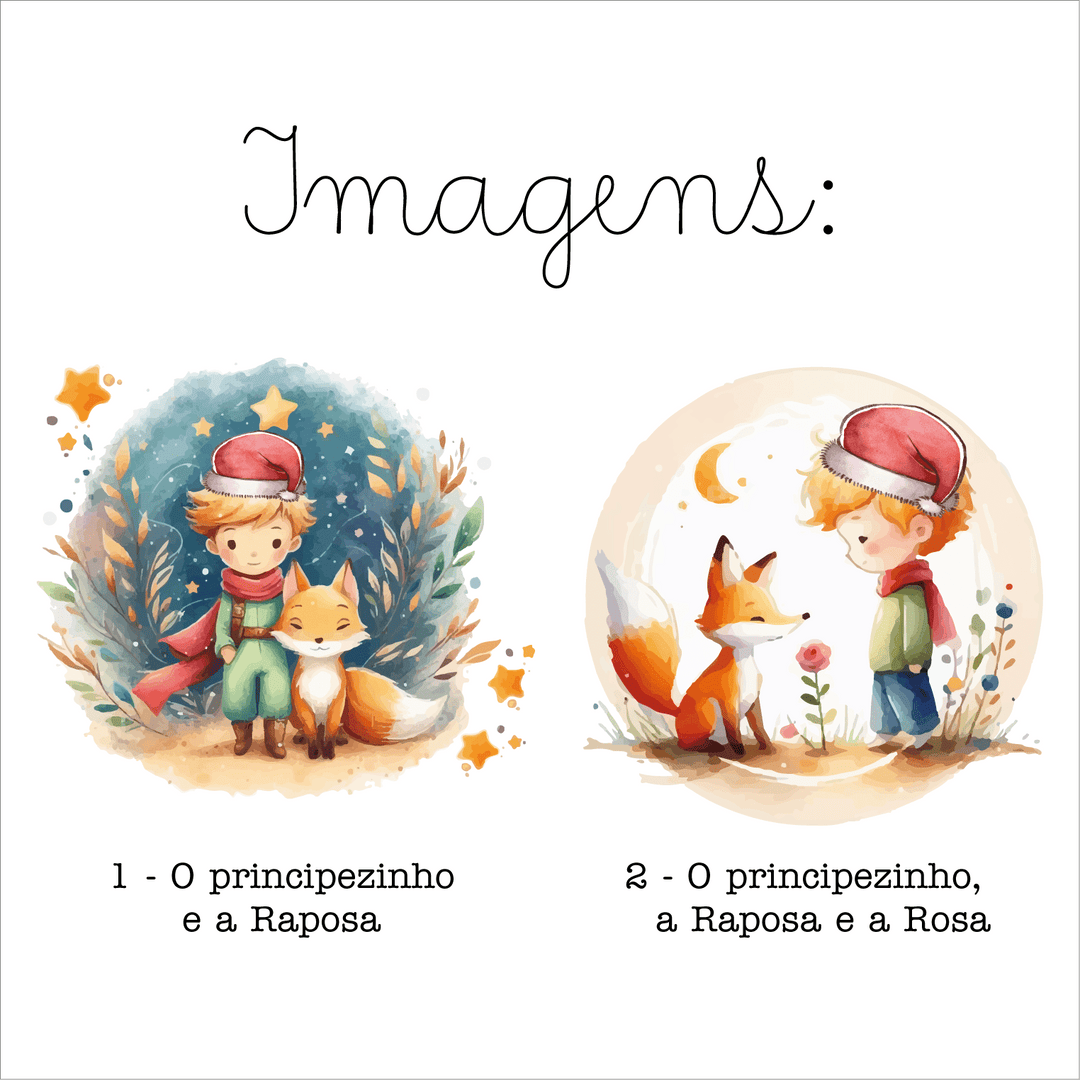 Andorinha de Natal Perfumada - Principezinho (Sugestão de Presente)