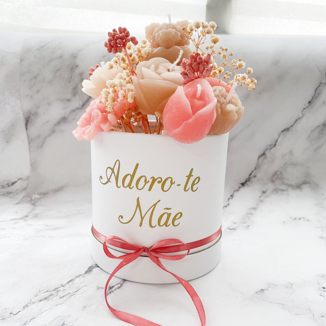 Jardim de Amor em Forma de Velas | Presente Mãe, Madrinhas - Cutxi Cutxi - Presentes Personalizados