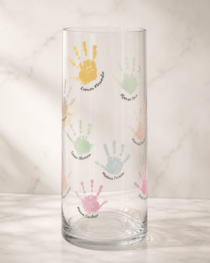 Jarra das memórias Personalizada com Mãozinhas | Presente Fim de Escola | Edição Turma - Cutxi Cutxi - Presentes Personalizados