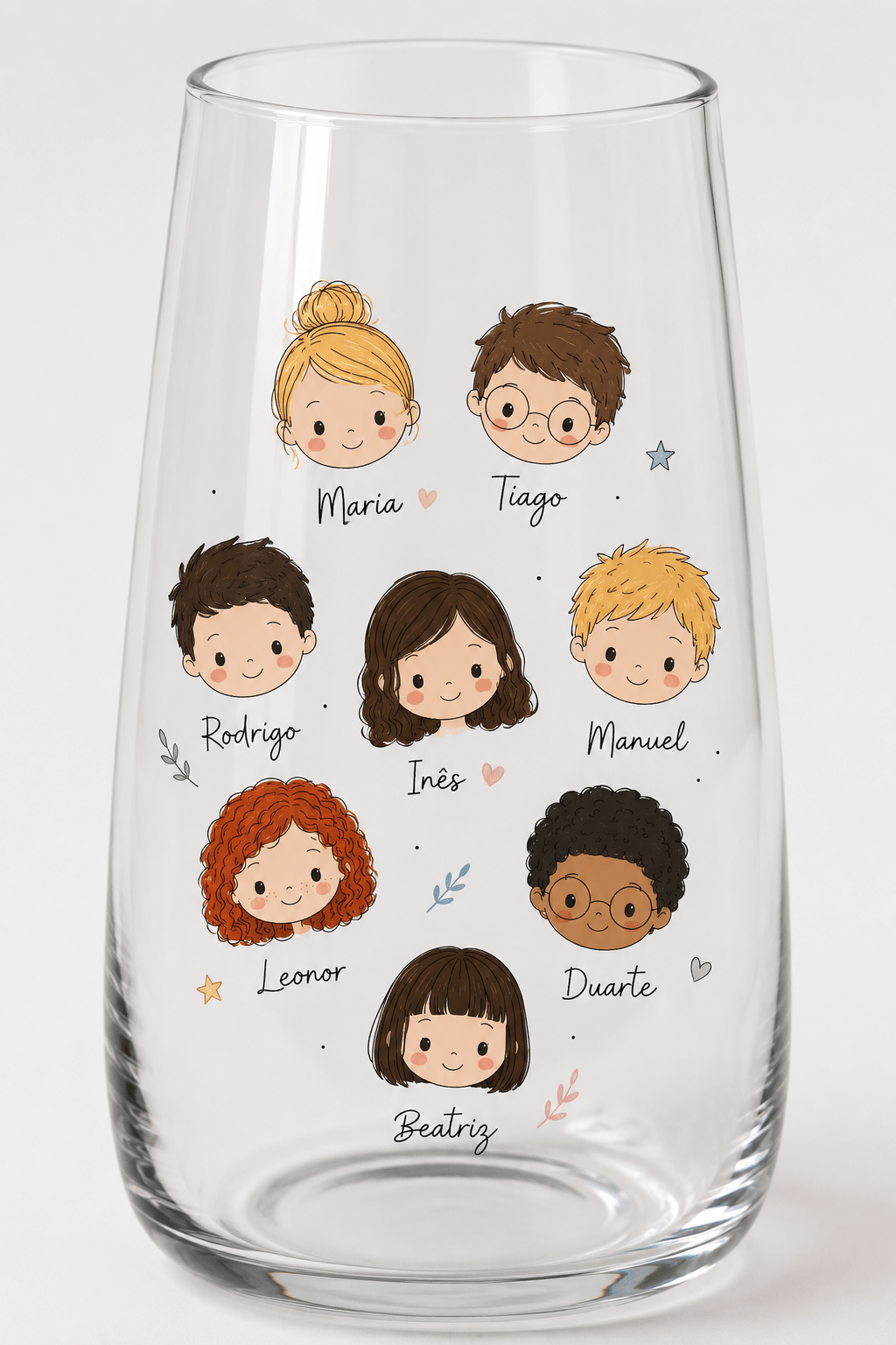 Jarra Personalizada da Turma - Flores e Sorrisos | Edição Limitada - Cutxi Cutxi - Presentes Personalizados