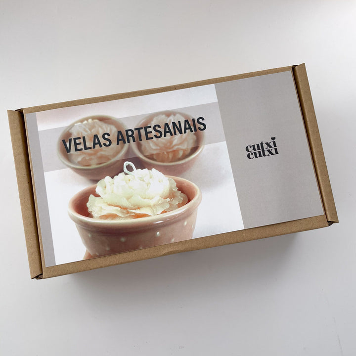 Kit de Velas Artesanais DIY com molde – Cria as Tuas Próprias Velas com Facilidade