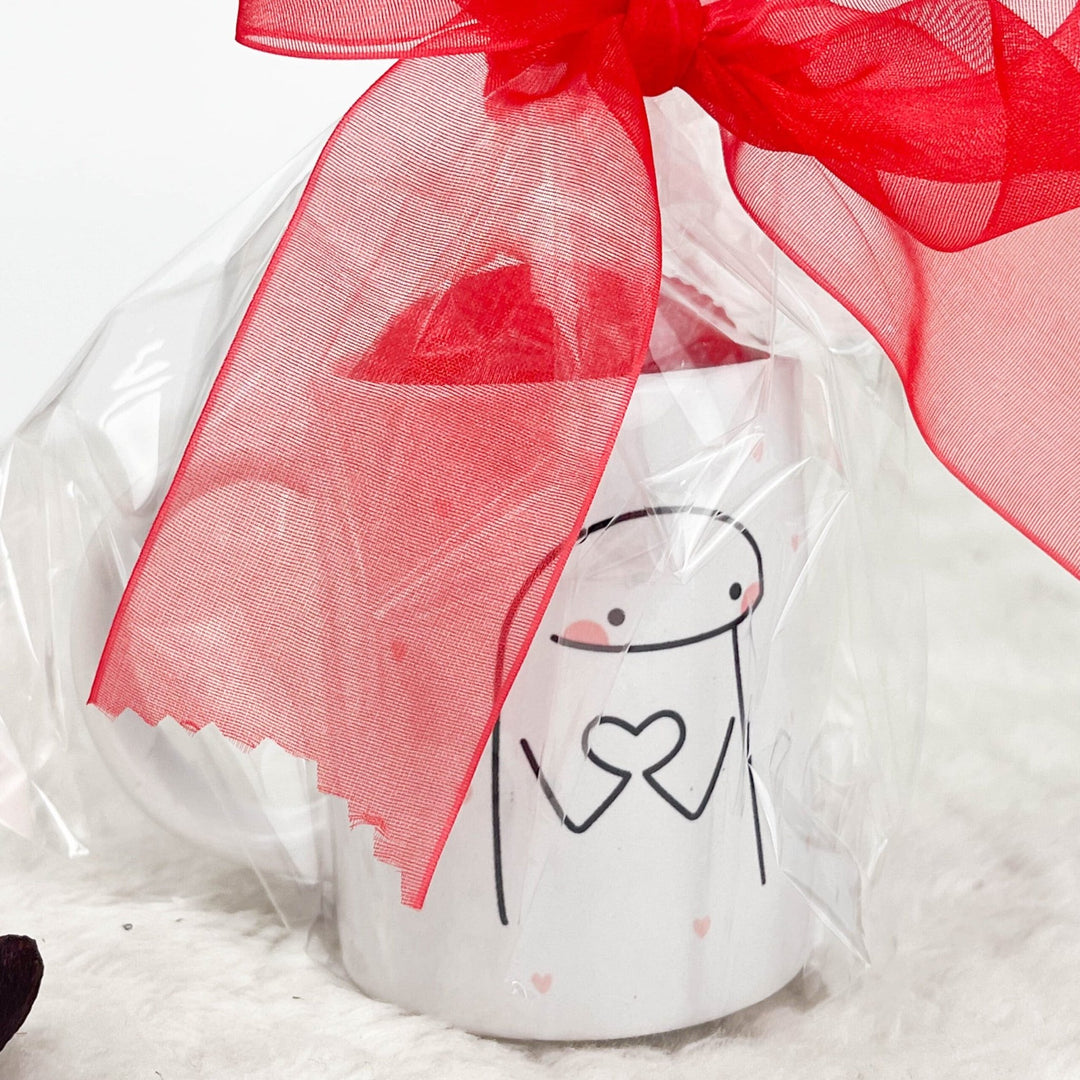 Kit amoroso Chávena de Café + vela coração | Dia dos Namorados - Cutxi Cutxi - Presentes Personalizados