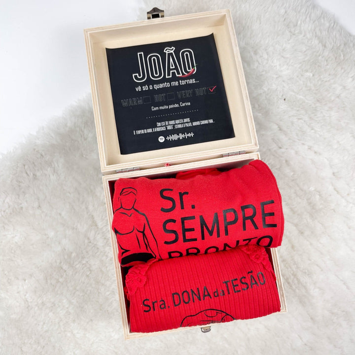 Kit Caliente - Presente Dia dos Namorados - Cutxi Cutxi - Presentes Personalizados