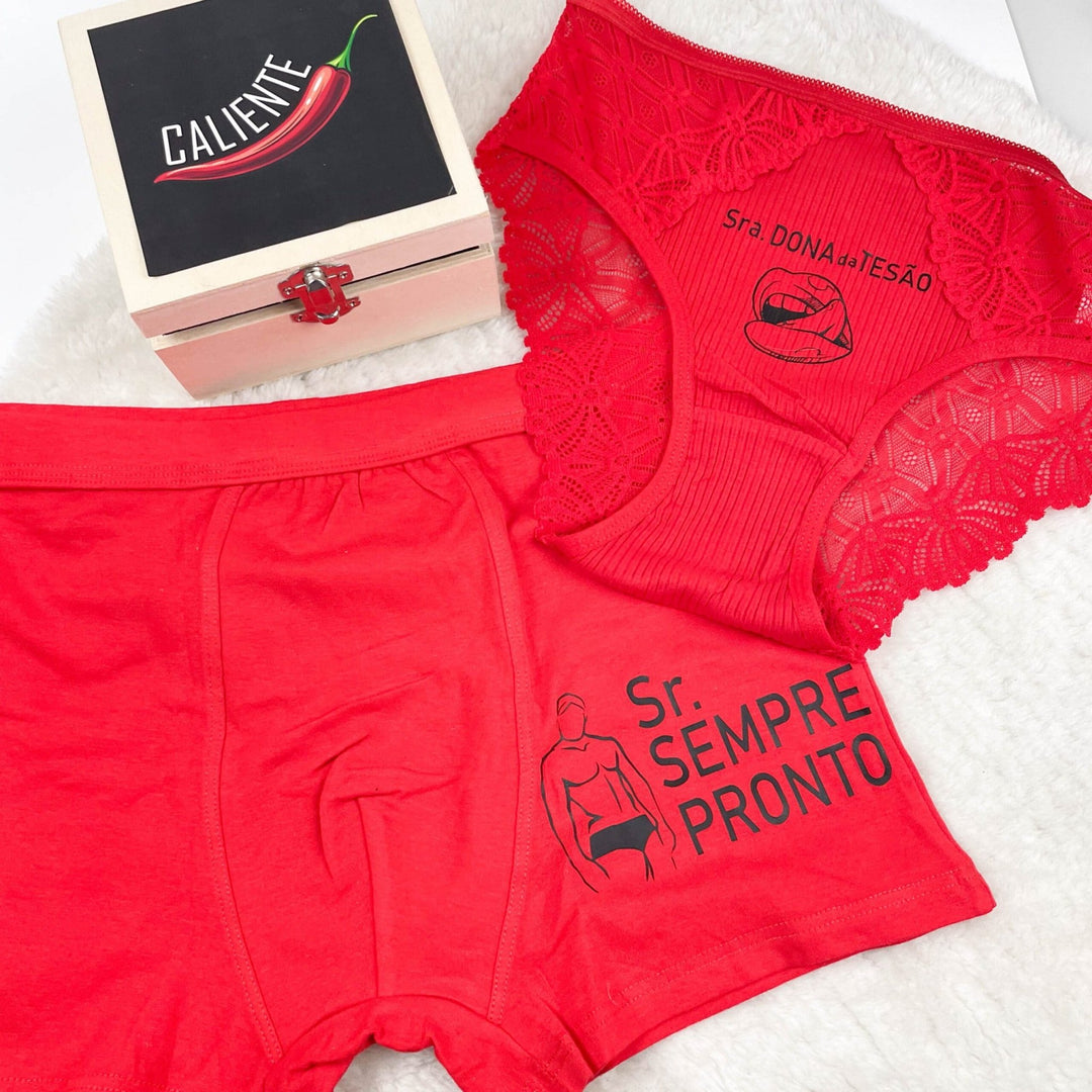 Kit Caliente - Presente Dia dos Namorados - Cutxi Cutxi - Presentes Personalizados