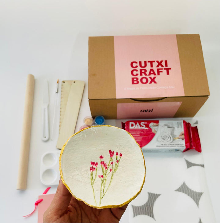 Kit Cerâmica em Casa DIY  – Cria Prato de Jóias com facilidade