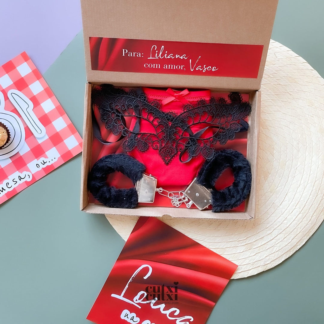 Kit Lady à mesa e Louca na cama - Presente Namorados - Cutxi Cutxi - Presentes Personalizados