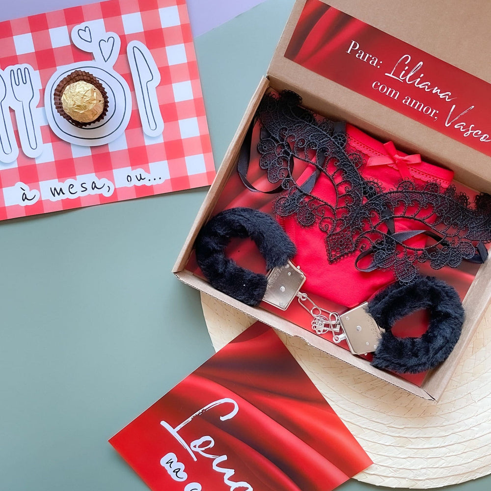 Kit Lady à mesa e Louca na cama - Presente Namorados - Cutxi Cutxi - Presentes Personalizados
